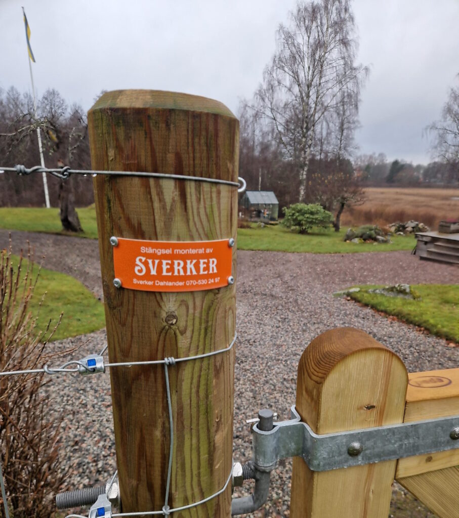 Stängsel – referensuppdrag